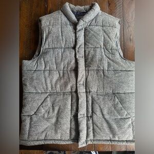 Men’s banana republic quilted grey vest
